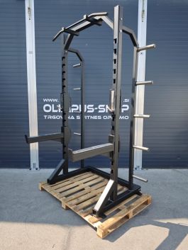 EXF Fitness Olympic Half Rack - polovična vadbena kletka - Black