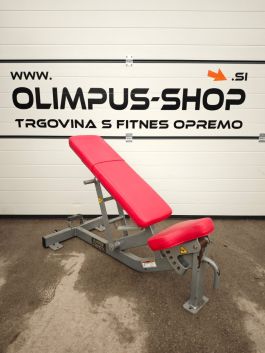 Hammer Strength nastavljiva vadbena klop Adjustable Bench